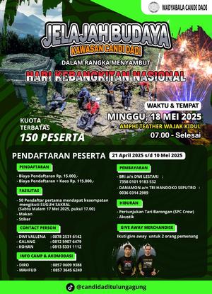 JELAJAH BUDAYA KAWASAN CANDI DADI